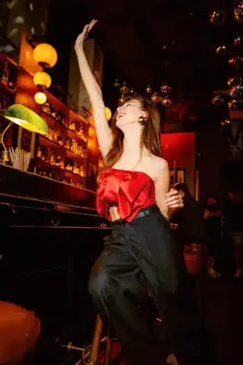 Красный топ-бант Oh Mickey